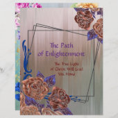 Het aangepaste document van de Verlichting van de  (Voorkant / Achterkant)