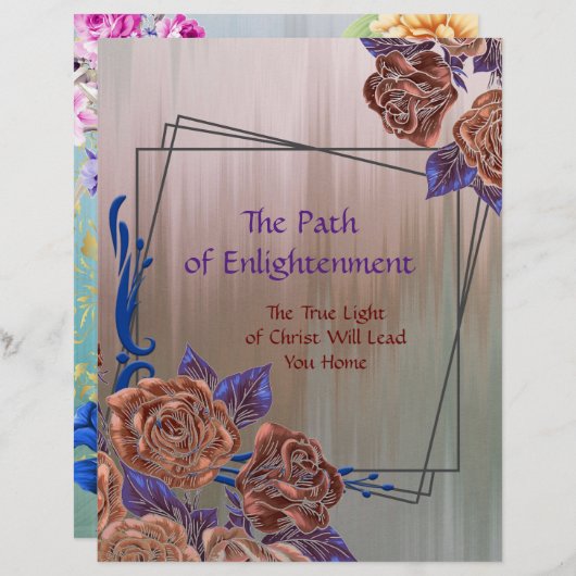 Het aangepaste document van de Verlichting van de (Voorkant / Achterkant)