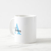 Het Aangepaste Manuscript van de Naam van het Mono Koffiemok (Voorkant links)