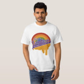 Het aangepaste shirt van de Regenboog van het team (Voorkant volledig)
