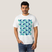 Het aangepaste shirt van het Patroon van druppels  (Voorkant volledig)