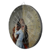 Het aangepaste tekentafelbord Kiss / Il Bacio Dartbord (Voorkant Rechts)