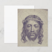Het aangezicht van Christus op de Heilige Gezicht (Voorkant / Achterkant)