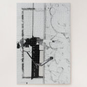 Het aanlanden - Stunt Scooter Rider Legpuzzel (Verticaal)