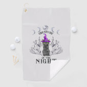 Het aanmaken van de nacht golfhanddoek (Insitu)