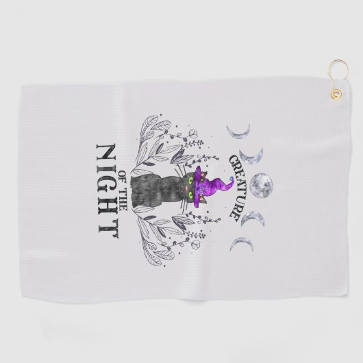 Het aanmaken van de nacht golfhanddoek (Horizontaal)