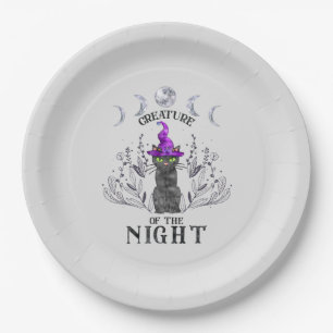 Het aanmaken van de nacht papieren bordje
