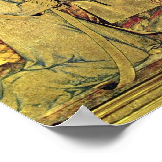 Het aanmaningsdetail van Simone Martini Poster (Hoek)