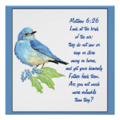 Het aanmoedigen van Bijbelse Manuscript Matthew Bl Poster (Voorkant)