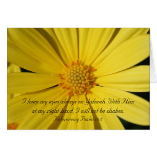 Het aanmoedigen van de Schrift Psalm 16:8