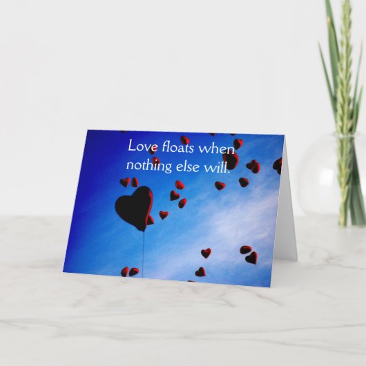 Het aanmoedigen van Kaart (Voorkant)