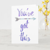 Het aanmoedigen van Kaarten aanmoediging Kaart je  (Gele Bloem)