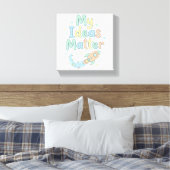 Het Aanmoedigen van Kinderen Creativiteit Citaat I Canvas Afdruk (Insitu (Slaapkamer))