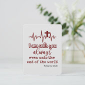 Het aanmoedigen van KJV Jesus Quote Christelijk (Staand voorkant)