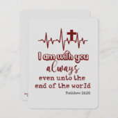 Het aanmoedigen van KJV Jesus Quote Christelijk (Voorkant / Achterkant)