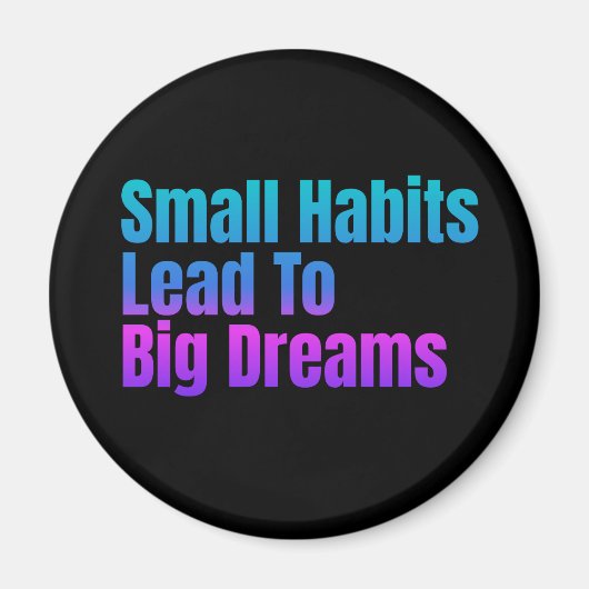 Het aanmoedigen van kleine tekstgewoontes leidt to magneet (Voorkant)