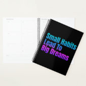 Het aanmoedigen van kleine tekstgewoontes leidt to planner (Display)