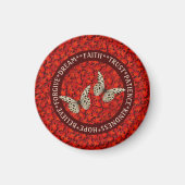 Het aanmoedigen van woorden laat Inspirerend valle Magneet (Voorkant)