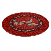 Het aanmoedigen van woorden laat Inspirerend valle Snijplank (Hoek)