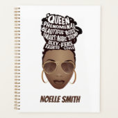 Het aanmoedigen van zwarte vrouwen, natuurlijke ha planner (Voorkant)