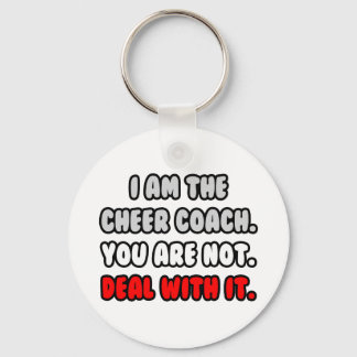 Het aanpakken ervan ... Funny Cheer Coach Sleutelhanger