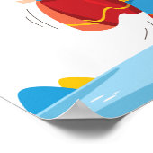 Het aanpassen maakt me superchiropractisch poster (Hoek)