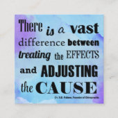 Het aanpassen van de Waterverf van de Oorzaak Chir Vierkante Visitekaartje (Voorkant)