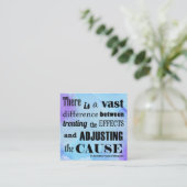 Het aanpassen van de Waterverf van de Oorzaak Chir Vierkante Visitekaartje (Staand voorkant)