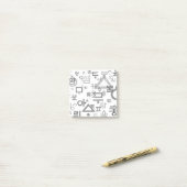 Het aanroepen van de Koreaanse taal Post-it Notes (Op bureau)