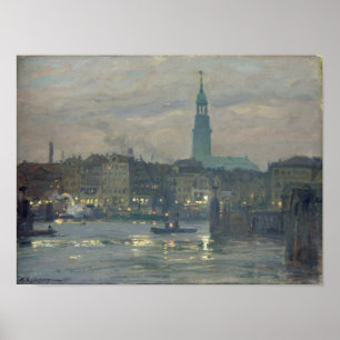 Het aansteken van de lichten, 1904 poster