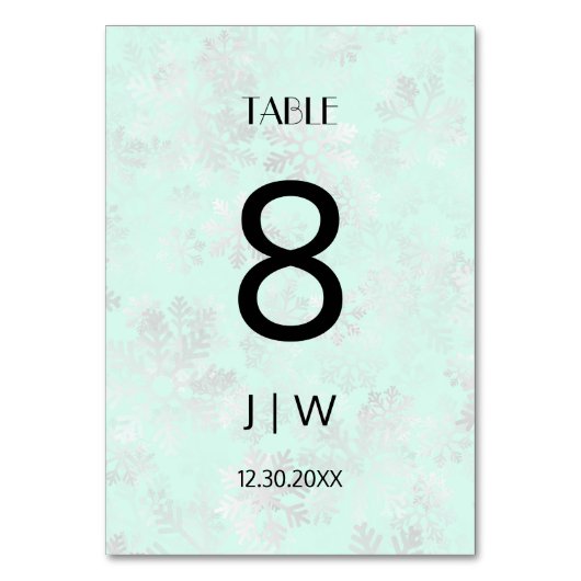 Het aantal besneeuwde kerstdagen kaart (Voorkant)