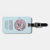 Het aantal | Je kunt altijd op mij rekenen Bagagelabel (Voorkant horizontaal)