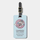 Het aantal | Je kunt altijd op mij rekenen Bagagelabel (Voorkant verticaal)