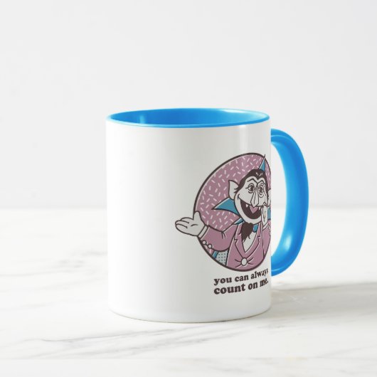 Het aantal | Je kunt altijd op mij rekenen Mok (Voorkant rechts)