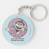 Het aantal | Je kunt altijd op mij rekenen Sleutelhanger (Achterkant)