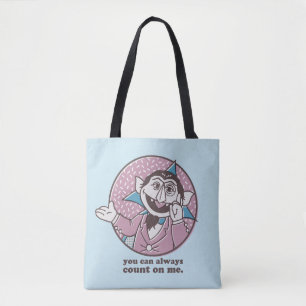 Het aantal   Je kunt altijd op mij rekenen Tote Bag