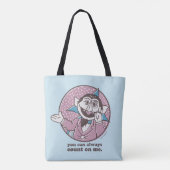 Het aantal | Je kunt altijd op mij rekenen Tote Bag (Achterkant)