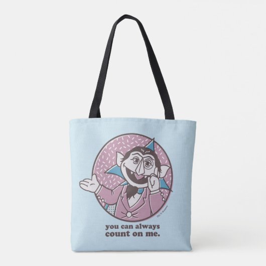 Het aantal | Je kunt altijd op mij rekenen Tote Bag (Achterkant)