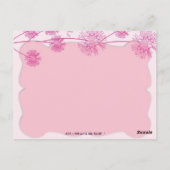 Het Aantal van de Lijst van de gast Briefkaart (Achterkant)