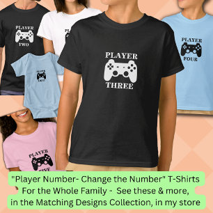 Het Aantal van de verandering, Speler Twee Aanpass T-shirt