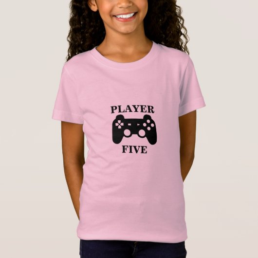 Het Aantal van de verandering, Speler Vijf het Aan T-shirt (Voorkant)