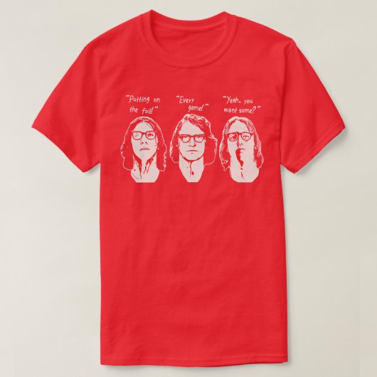 Het aantrekken van de Folie Hanson Brothers Slap S T-shirt (Design voorkant)