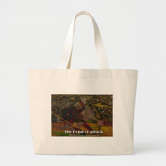 het aanvalspunt grote tote bag (Voorkant)