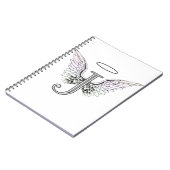 Het Aanvankelijke Monogram van de brief J met de Notitieboek (Linkerzijde)