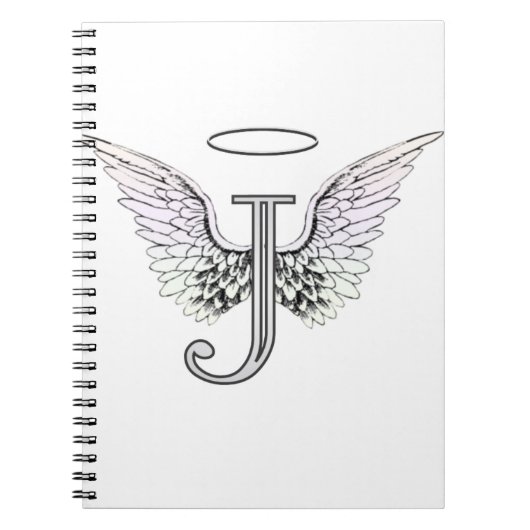 Het Aanvankelijke Monogram van de brief J met de Notitieboek (Voorkant)