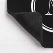 Het Aanvankelijke Zwarte Hoge Gekleurde Eind van Muismat (Hoek)