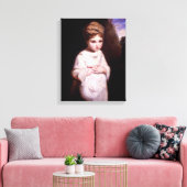 Het aardbeienmeisje canvas afdruk (Insitu (Woonkamer))