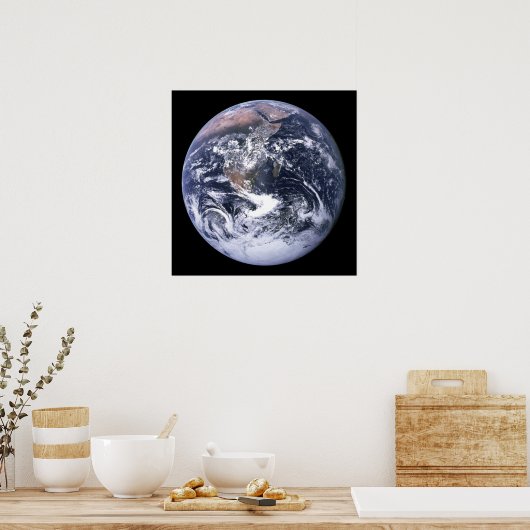 Het Aarde-Poster Poster (Keuken)