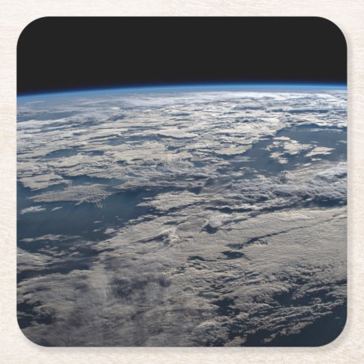 Het aardoppervlak boven een bewolkt Western Austra Kartonnen Onderzetters (Voorkant)