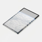 Het aardoppervlak boven een bewolkt Western Austra Post-it® Notes (Schuin)